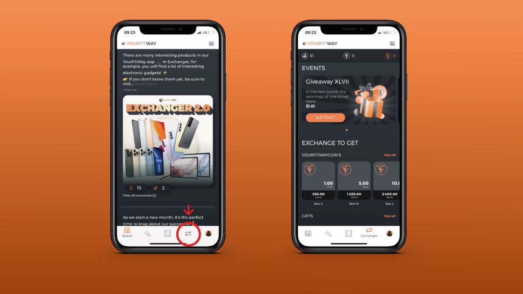 Exchanger YourFitWay — jak działa, i jak zgarnąć super nagrody?